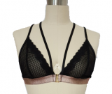 fancy bra with fancy mesh and lace band